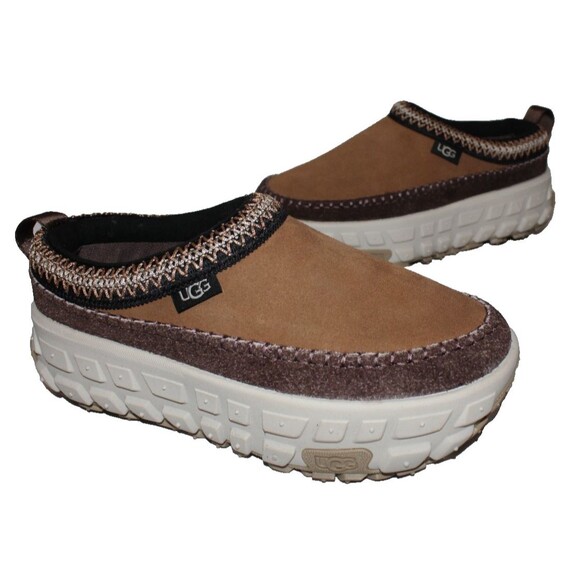 UGG MEN'S WOMEN'S UNISEX VENTURE DAZE SUEDE SLIP ON CLOG SLIPPERS CHESTNUT - Picture 1 of 8